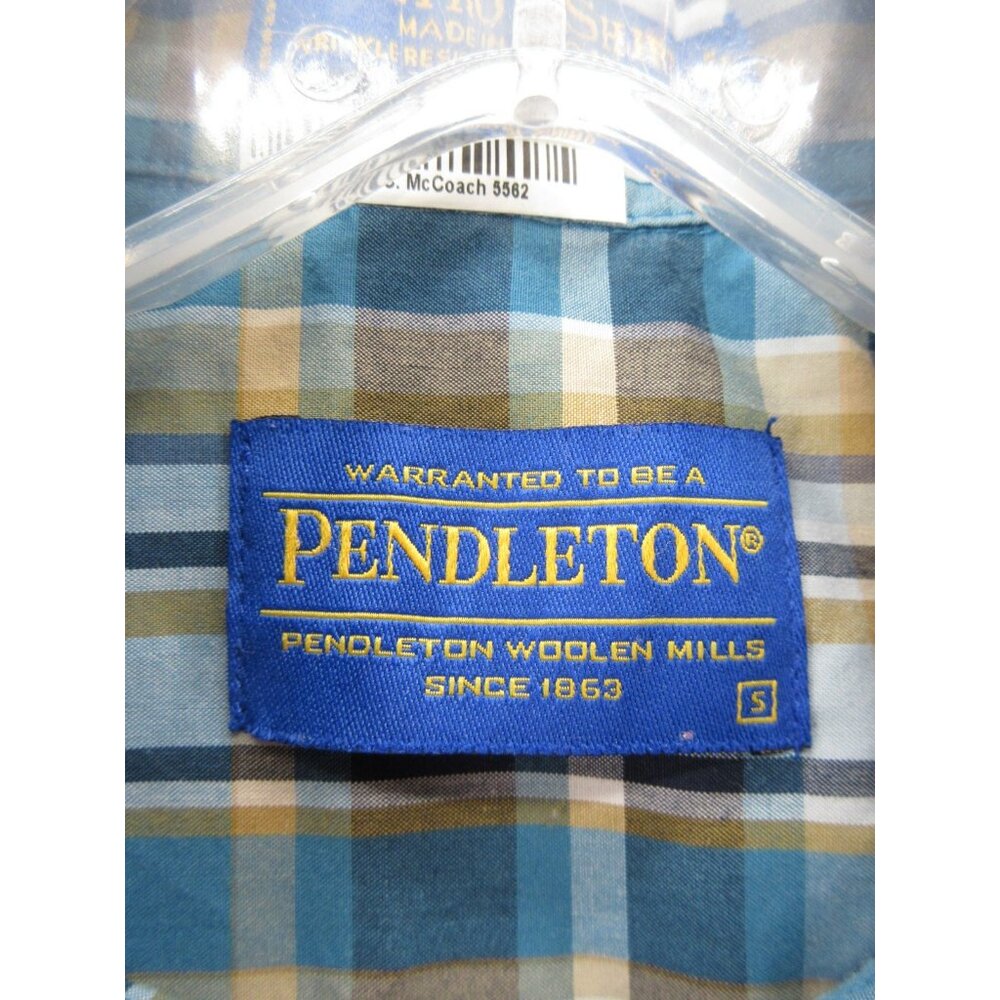 Pendleton Shirt Small Button Down Plaid Metro Shi… - image 8